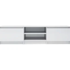 Mueble de TV Phoebe 2 puertas + 2 compartimentos 35,5x140x40 cm