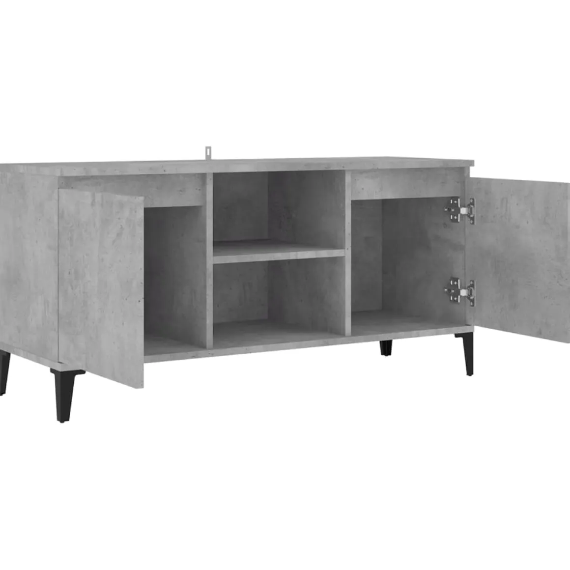 Mueble de TV Rif 2 puertas + 2 compartimentos 50x103,5x35 cm