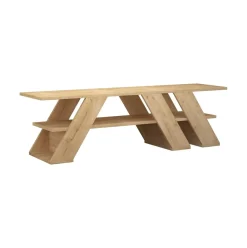 Mueble de TV Sildro con estante 40x140x34 cm
