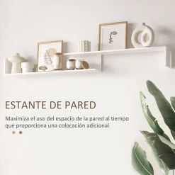Mueble de TV Sturt Homcom + 2 estantes de pared