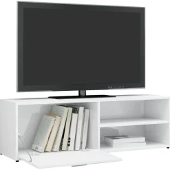 Mueble de TV Timbal 2 compartimentos + puerta abatible 37x120x34 cm