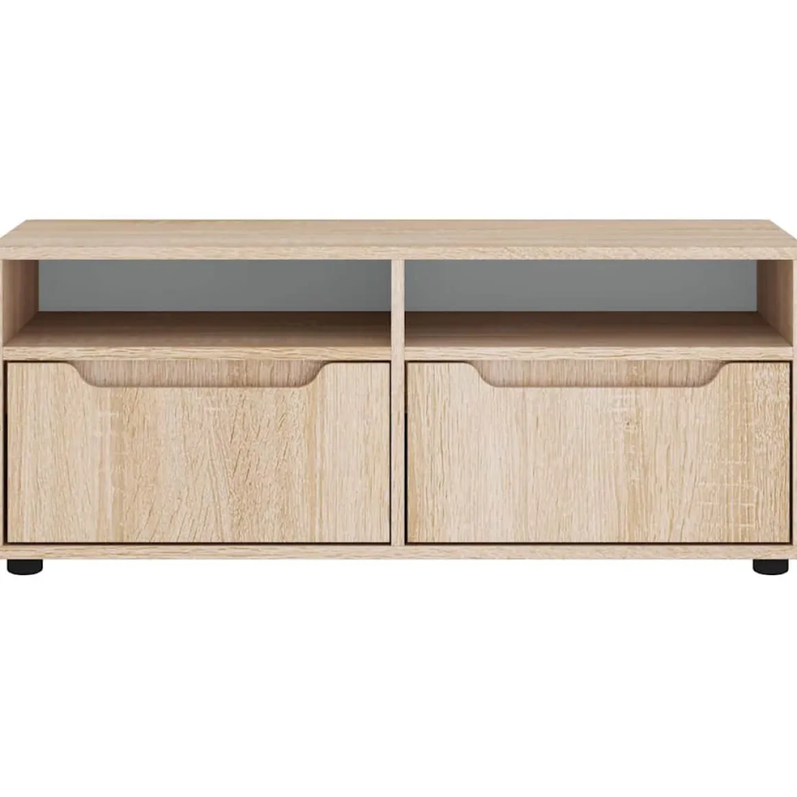 Mueble de TV Visnes 2 cajones + 2 compartimentos 38x100x40 cm