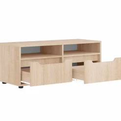 Mueble de TV Visnes 2 cajones + 2 compartimentos 38x100x40 cm