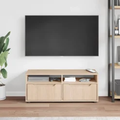 Mueble de TV Visnes 2 cajones + 2 compartimentos 38x100x40 cm