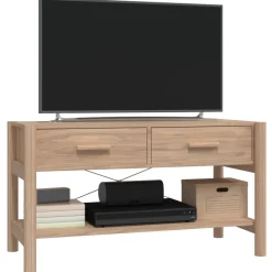Mueble para TV Mila 2 cajones + estante inferior 45x82x38 cm