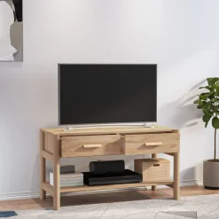 Mueble para TV Mila 2 cajones + estante inferior 45x82x38 cm