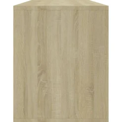 Mueble TV Dahl 2 puertas + 4 compartimentos roble 40x130x35 cm