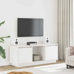 Mueble TV Gredos 2 puertas + 1 compartimento abierto 44x103x29 cm