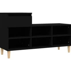 Mueble zapatero 1 cajón 6 compartimentos 60x102x36 cm