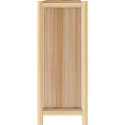 Mueble Zapatero África 2 puertas natural 80x57,5x33 cm