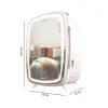 Nevera de cosméticos Cecotec Bamba CoolingBeauty 6000 Mirror 6L con espejo + LED