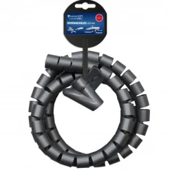 Ordenacables 1.5m - 25mm diámetro gris