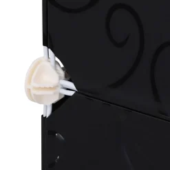 Organizador modular Lume Homcom 12 cubos personalizable blanco/negro 145x111x45 cm