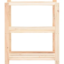 Pack 5 estanterías Prime 5 niveles natural 90x80x38 cm