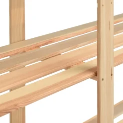Pack 5 estanterías Solid 5 niveles natural 170x38x170 cm