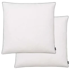 Pack de 2 almohadas de plumón consistencia fuerte blanco