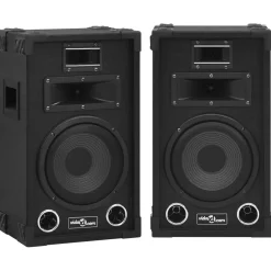 Pack de 2 altavoces VidaXL 800W para escenario hifi negro