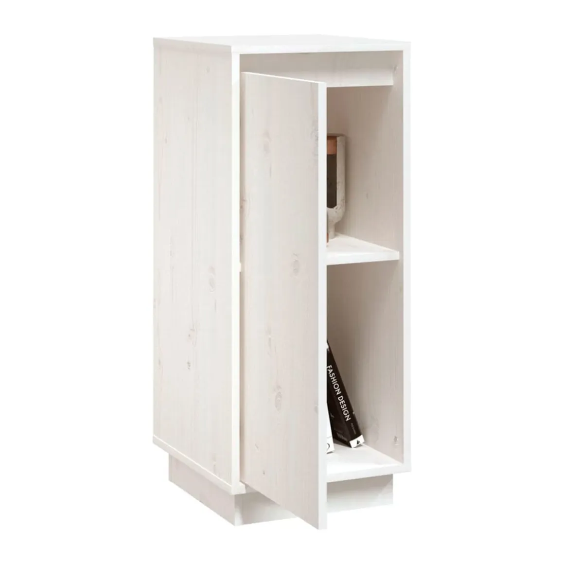Pack de 2 aparadores Beira 2 compartimentos madera de pino 81x31,5x34 cm