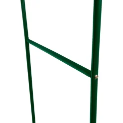 Pack de 2 arcos de jardín para plantas trepadoras verde 240x140x39 cm