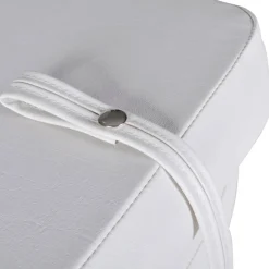 Pack de 2 asientos para barco con respaldo plegable azul/blanco 48x36x41 cm