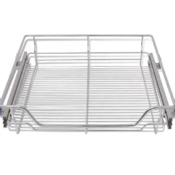 Pack de 2 bandejas de alambre extraíbles inox