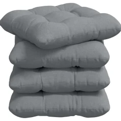 Pack de 4 cojines Jimena para asiento 40x40 cm