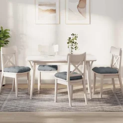 Pack de 4 cojines Jimena para asiento 40x40 cm