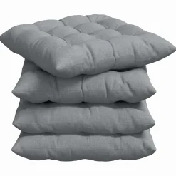 Pack de 4 cojines María para asiento 40x40 cm