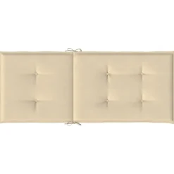 Pack de 2 cojines para silla con respaldo alto 70x50x50 cm