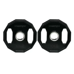 Pack de 2 discos de pesas SportNow 2 x 10kg negro