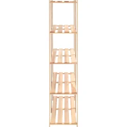Pack de 2 estanterías Atlas 5 niveles natural 170x170x38 cm