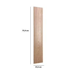Pack de 24 lamas PVC autoadhesivas 91,4x15,2 cm
