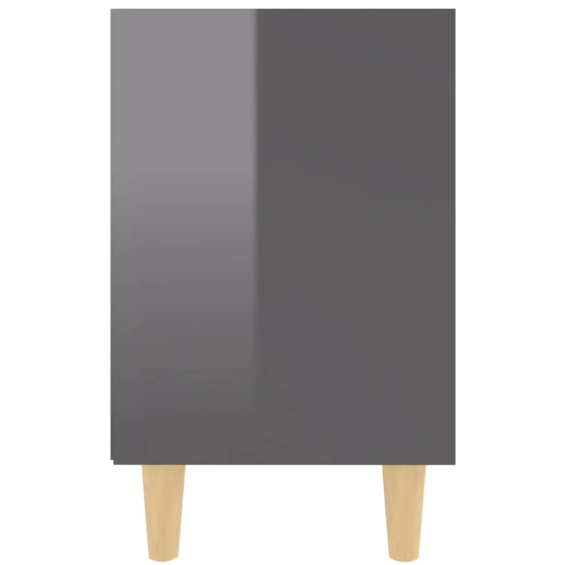 Pack de 2 mesitas de noche Kribi 2 estantes abiertos 50x40x30 cm