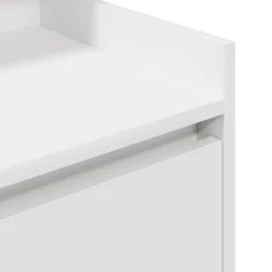 Pack de 2 mesitas de noche Este 2 cajones + estante 80x38x34 cm