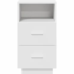Pack de 2 mesitas de noche Infinity 2 cajones + compartimento 68x36x36 cm