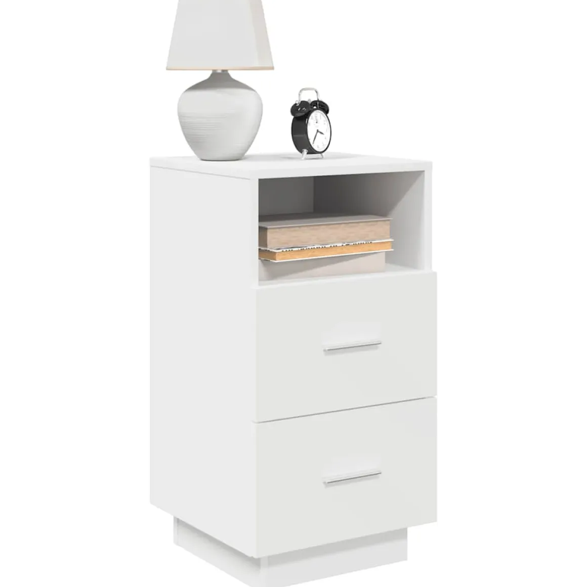 Pack de 2 mesitas de noche Infinity 2 cajones + compartimento 68x36x36 cm