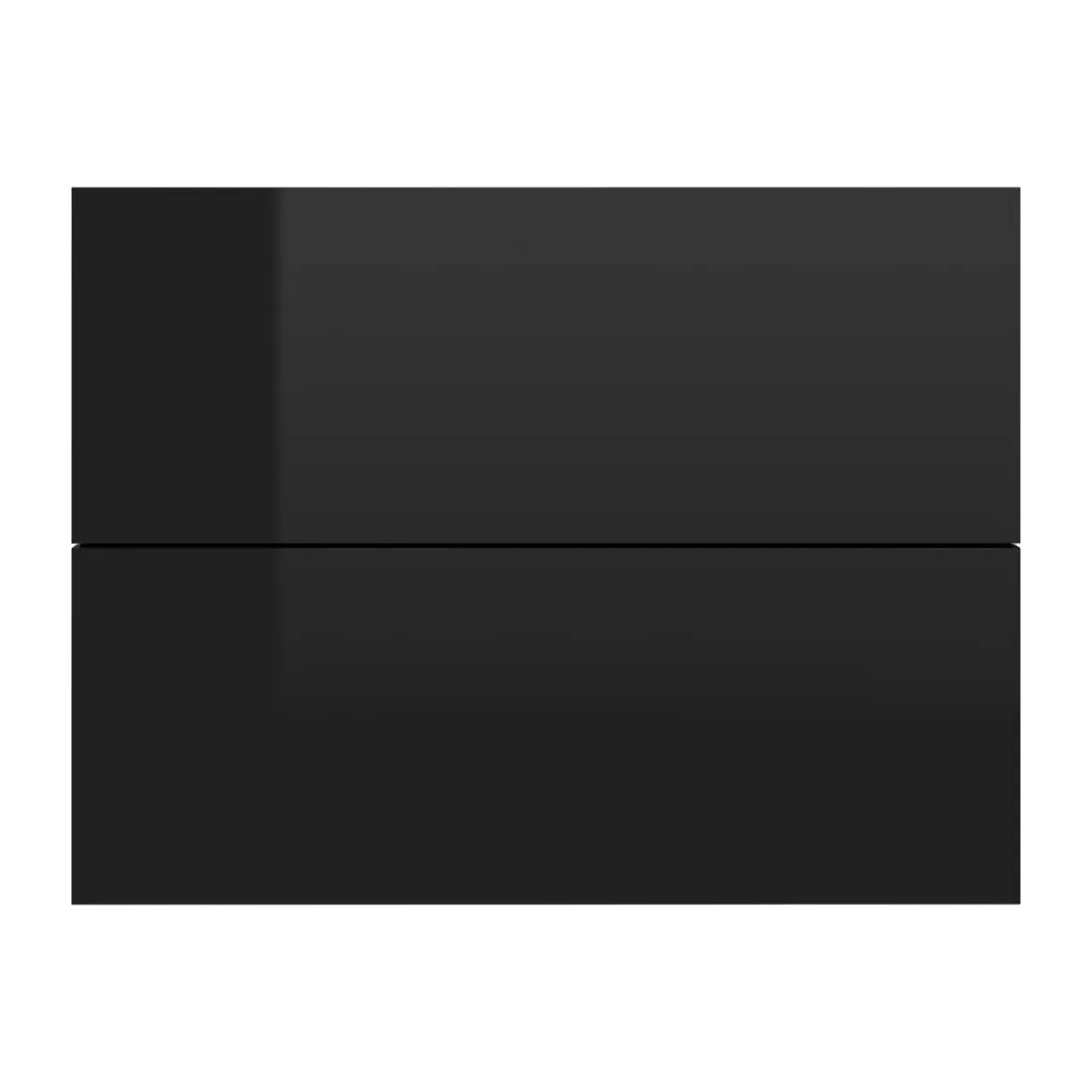 Pack de 2 mesitas de noche Belvi 2 cajones diseño flotante 40x30x30 cm