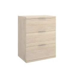 Pack de 2 mesitas de noche Rio 3 cajones 56,8x42x34,2 cm