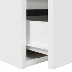 Pack de 2 mesitas de noche Ferco 2 cajones blanco 40x38x34 cm