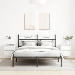 Pack de 2 mesitas de noche Ferco 2 cajones blanco 40x38x34 cm