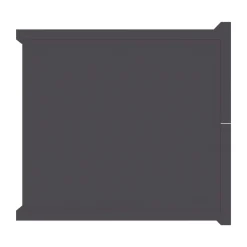 Pack de 2 mesitas de noche Belvi 2 cajones diseño flotante 40x30x30 cm