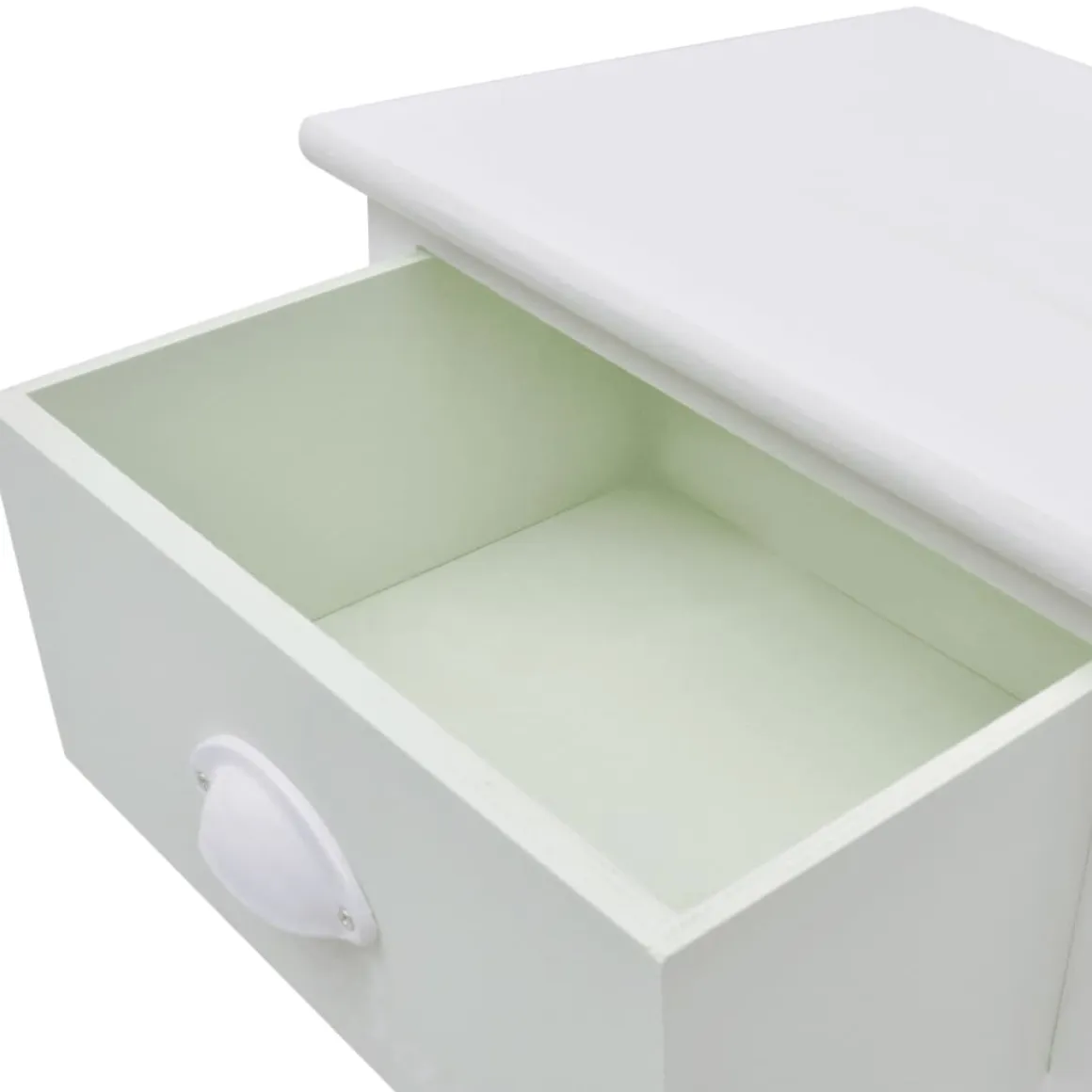 Pack de 2 mesitas de noche Toulouse 2 cajones blanco