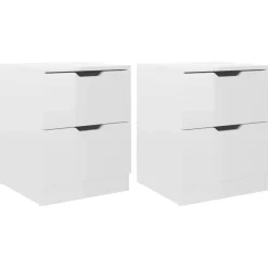 Pack de 2 mesitas de noche Boulevar 2 cajones 50x40x40 cm