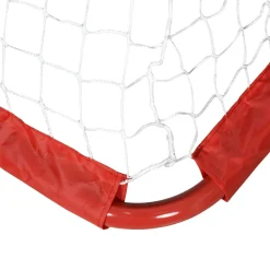 Pack de 2 miniporterías Axis Homcom plegables rojo 60x90x36 cm