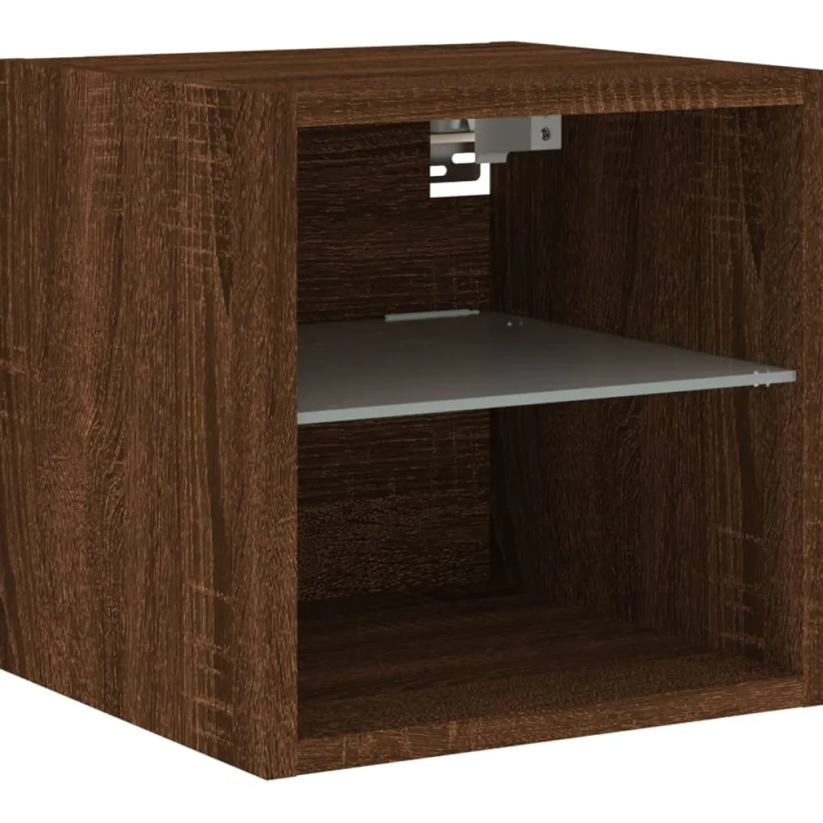 Pack de 2 muebles de TV Vedda de pared con luces LED 30x28,5x30 cm