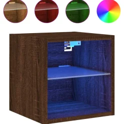 Pack de 2 muebles de TV Vedda de pared con luces LED 30x28,5x30 cm