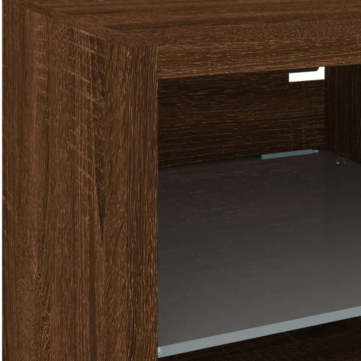 Pack de 2 muebles de TV Vedda de pared con luces LED 30x28,5x30 cm