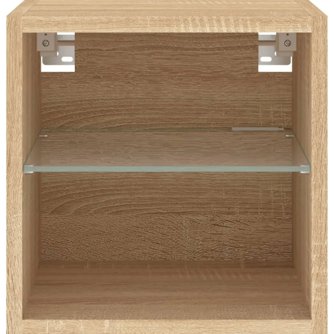 Pack de 2 muebles de TV Vedda de pared con luces LED 30x28,5x30 cm