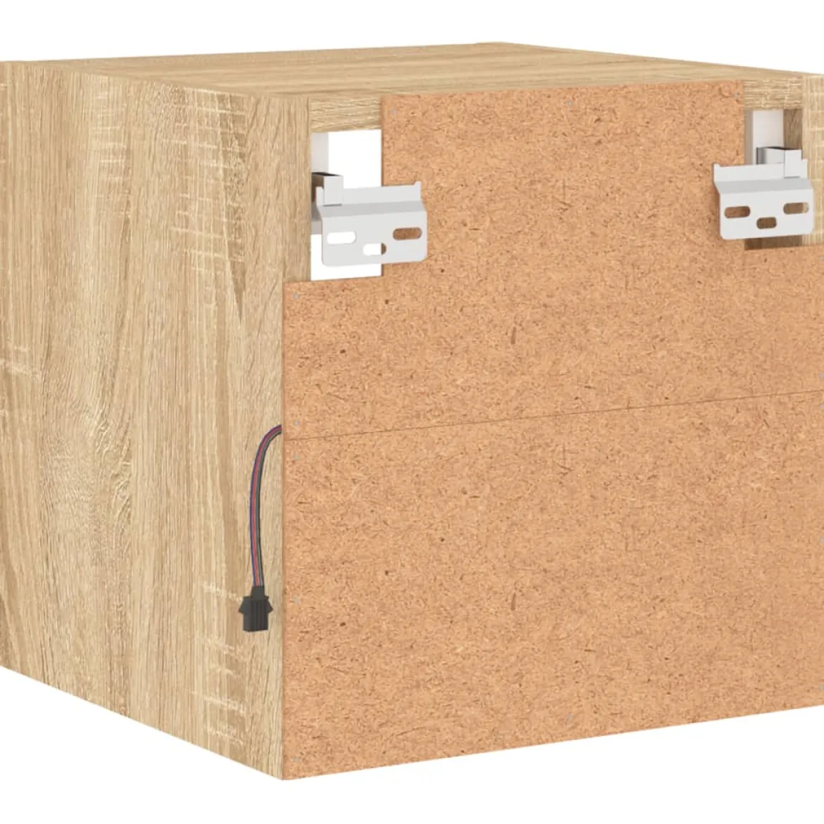 Pack de 2 muebles de TV Vedda de pared con luces LED 30x28,5x30 cm