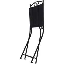 Pack de 2 sillas Bistró para exterior cerámica 87x52x37 cm